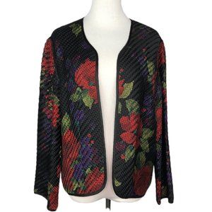 Chico’s Silk Woven Jacket Size 1 / M / 8 or 10